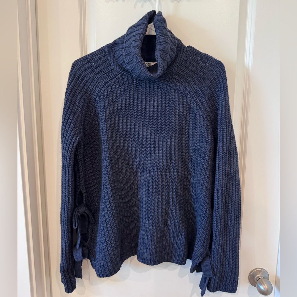 UGG Ceanne Navy Blue Turtleneck Sweater